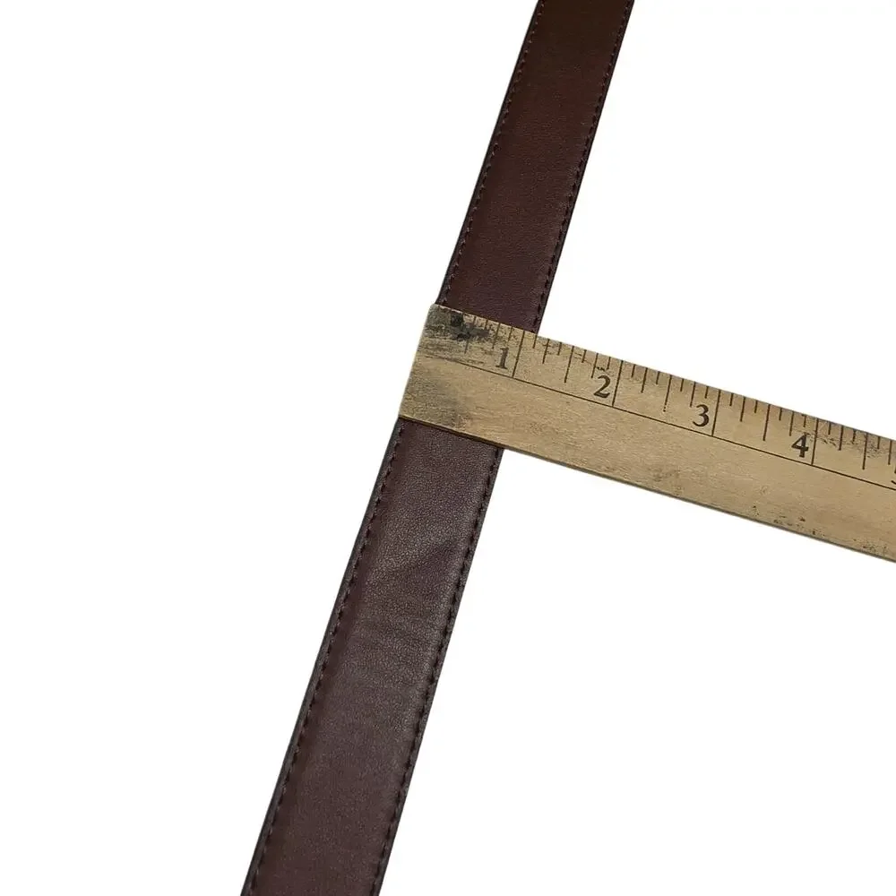Boys Dress Belt Reversible Brown Black Leather Size Small 22